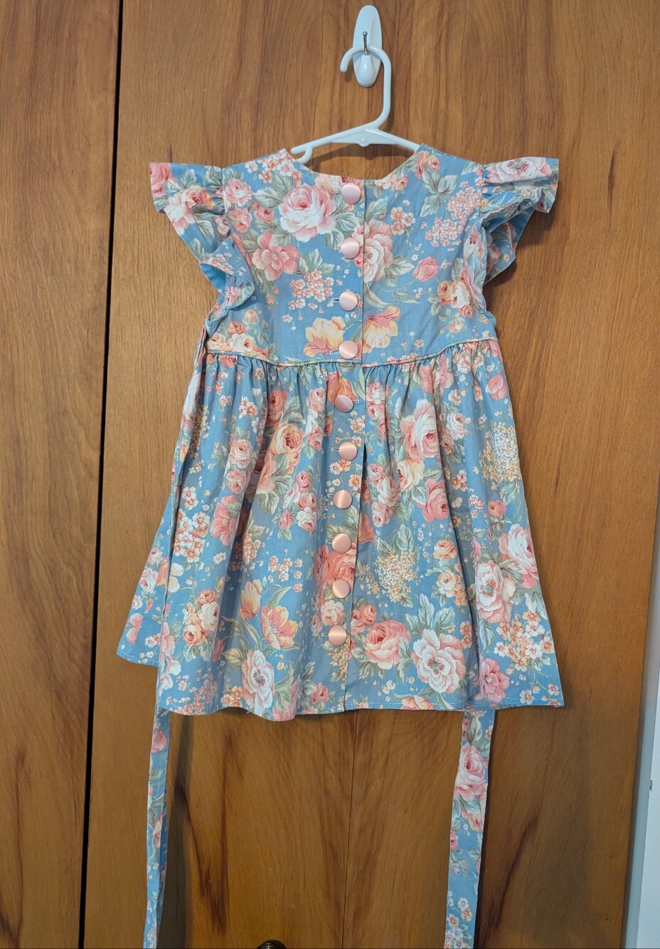 VINTAGE Anne Savoy Girls Floral Dress Size 4 - Picture 2 of 9